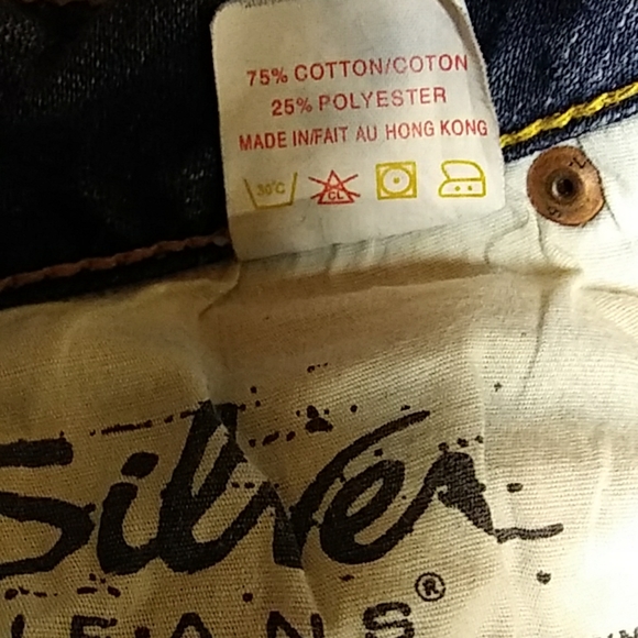Silver Suki 28 women's jeans mid-rise 27x28 - Picture 7 of 8